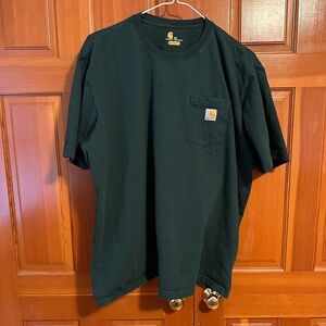 Carhartt green tee shirt size 2XL